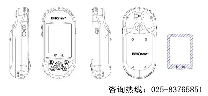 華測(cè)-彩途N100 手持GPS經(jīng)緯度采集器